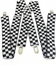[NBNFMKHI] Mens Braces Adjustable Sling Men Women 3.5cm Loose Tight Strap X Back Adult for Men Women