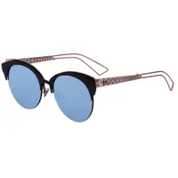 在飛比找PChome24h購物優惠-Dior 水銀面 太陽眼鏡 (黑+玫瑰金)AMACLUB