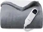 Bedsure Heated Blanket Electric Blanket - Soft Flannel Electric Throw, Heating