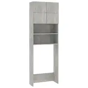 Chipboard Washing Machine Cabinet Concrete Grey