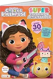Bendon Gabby's Dollhouse Coloring Book | Gabby's Dollhouse Activity Book | Gabby Doll House Coloring | 30+ Stickers | 144 Pages | Officially Licensed