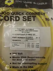 NEW TPC WIRE & CABLE CG13C28F012 CORDSET