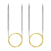 2pcs 39.37" Circular Knitting Needles US 10/6.0mm Needles 5.91"