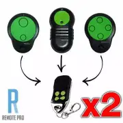 2 x Merlin M832 M842 M844 Series Compatible Garage Door Remote M430R M230T