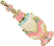ARTSEWPLY Empty Vintage Arabian Perfume Bottle Middle Eastern Fragrance Container for Travel Elegant Design with Sealing for Friends and Colleagues