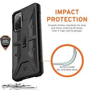 [3美國直購] URBAN ARMOR GEAR 手機保護殼 Samsung Galaxy S20 Rugged Lightweight Slim Shockproof Pathfinder Black