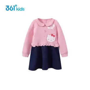 【361°】Hello Kitty聯名兒童針織洋裝
