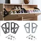 Stainless steel Shoe Cabinet Hinges Shoes Cabinet Flip Frame Furniture