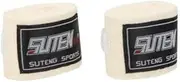 1pair 2.5m Men Women Cotton Sports Strap Boxing Bandage Sanda Muay Thai MMA Taekwondo Hand Gloves Wraps Wraps Hand Band (Color : White)