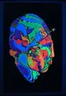 Vintage CELESTIAL MAN blacklight poster Artko Studios psychedelic 1972 rare NOS