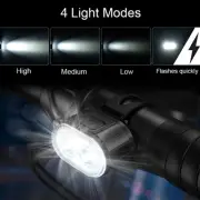 Cycling Bicycle Front Rear Light Set Bicycle USB Headlight LED Y7T95494