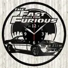 Fast&Furious Vinyl Record Wall Clock Decor Handmade 2648