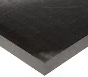 2.5" x 4" x 24", Acetal Plastic Sheet, Black
