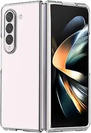 [Zeking] Designed for Samsung Galaxy Z Fold5 Case, [Anti-Yellow] Ultra-Thin Slim Fit Transparent Hard PC Protective Phone Case for Samsung Galaxy Z Fold5(Clear)