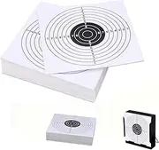 100PCS Paper Targets 14cm Large Size,Remarkable Air Shot Paper Target,for Pellet Trap Air Shot Targets and Shooting Range Pellet Catcher for Airsoft Training and Shooting Practice (White)