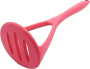 Non-Scratch Potato Masher | Silicone Masher Hand Tool | Heat Resistant Multifunctional Vegetable Ricer & Avocado Blender for Smooth Mashed Potato