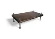 30" CIDS Monitor Stand Pine 1" Dark Walnut 30x11.25x6 Made USA Riser Bolts NEW