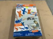 ZIP LINX Jump Set Game Domino Play With Jumping Action High Flying 46 Pieces