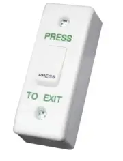 ASEC Narrow Press To Exit Button- AS11756