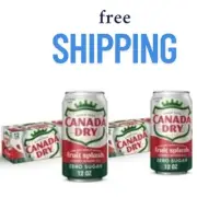 (24 Pack) Canada Dry Zero Sugar Fruit Splash Cherry Ginger Ale Soda Drink, 12 Oz