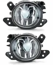 Car Fog Lamp Assembly For Mercedes For Benz C ML GL Class X164 W164 W204 Fog Lamp Assembly Front Bumper Anti Fog Light 2518200756 2518200856 Front Bumper Fog Light(Pair With Halogen)