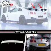 For Nissan GTR R35 Nsm-Style Ver2 FRP Unpainted Rear Trunk Diffuser Spoiler Wing