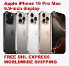 APPLE 2024 iPHONE 16 PRO MAX 6.9" 256/512GB/1TB UNLOCKED (A3297 REAL DUAL SIM)