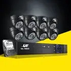1080P Home CCTV Security System Outdoor 8-Camera Set Surveillance 2TB Hard Drive