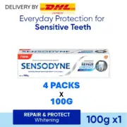 4 PACKS X100g SENSODYNE TOOTHPASTE WHITENING REPAIR AND PROTECT