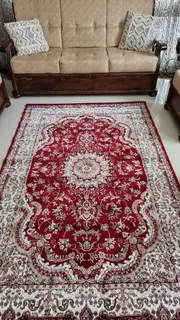 SilkVera Medallion Read Uniart Rug