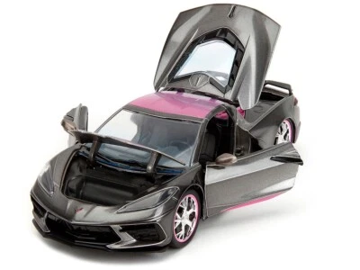 1/24 Jada Pink Slips 2020 Chevrolet Corvette Stingray Grey Metallic 34848