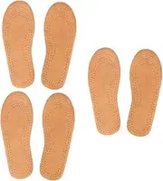 SOESFOUFU 3pcs Pair Shoe Insoles Women Anti-slip Inserts Leather Padding Heel Inserts for Women for for Sports Shoes Boots and Sandals
