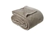 Bianca Mansfield Sherpa Blanket 480gsm Home Bedding Silver Grey