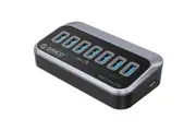 Orico 7-Port USB Hub/C-T-C Adapter With Power Supply [ORICO-M37A-G2-10-BK-BP]