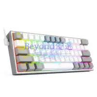 在飛比找露天拍賣優惠-Redragon Fizz K617 RGB 迷你遊戲鍵盤 