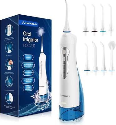 Water Flosser Professional Cordless Rechargeable Dental Oral Irrigator Water Jet