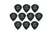 10 x Jim Dunlop Tortex Jazz 3 Pitch Black 1.35mm Guitar Picks III *NEW Free Post