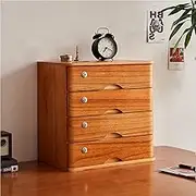 Portable Storage Desktop File Cabinet nizers with Lock Wooden Storage Box with Drawers 1/2/3/4 Tier Desktop Drawer Cabinet for Office nization