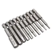 Hex Key Allen Bit Set Quick Change Connect impact driver power drill Inch Long
