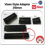 210mm Universal Vixen Style 1/4 Inch (1/4″) + M6 (6mm) Dovetail Bar / Plate