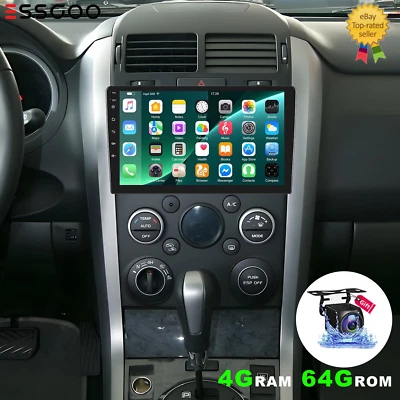 9" CarPlay Android Car Radio For Suzuki Grand Vitara 2005-2015 GPS Navi WIFI BT (for: Suzuki)