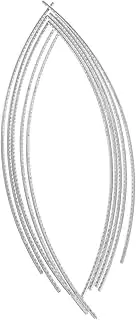 Abaodam Long-Lasting Guitar Fret Wires 10pcs Set 200mm for Classical Electric Guitars Easy DIY Install