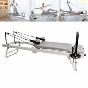 Foldable Pilates Reformer Fitness Cardio Yoga Exercise Home Gym Pilates Machine