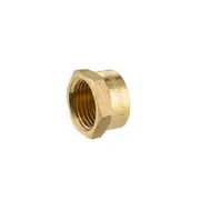 Brasshards 15mm Brass Threaded Cap LF