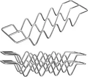 iplusmile Space-Saving Taco Holder Stand Stainless Steel Taco Rack Boys and Girls
