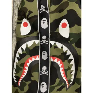 二手 Mastermind vs A BATHING APE 綠迷彩棉褲 XL