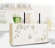 WiFi Shelf Wall Mounted Wall Mounted Router Storage Rack Wall Shelf for Cable Box Wall Shelf for WiFi Box,D40x9.5x20cm