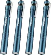 WORKPRO LED Pen Light, Aluminum Flashlights, Pocket Flashlight with Blue