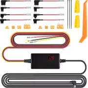 Hardwire Kit with 8 Circuit Fuses for Dash Cam 12V-24V to 5V, 11Ft