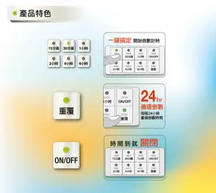 太星電工 智慧倒數定時器 OTM312 (4.2折)